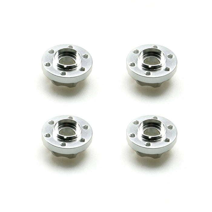 4PCS 12mm Hex Wheel Hub Adapter for Crawler 1/10 Hex Adapter Yeahrun 11mm-Silver 