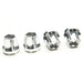 4PCS 12mm Hex Wheel Hub Adapter for Crawler 1/10 Hex Adapter Yeahrun 20.5mm-Silver 