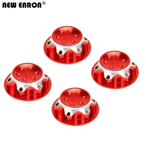 4PCS 1/5 1/8 17mm Wheel Hub Cover (Aluminium) - upgraderc