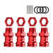 4PCS 17mm Wheel Hex 22mm Enhanced Mount Drive Nuts for 1/8 Cars (Aluminium) Hex Adapter New Enron Red 