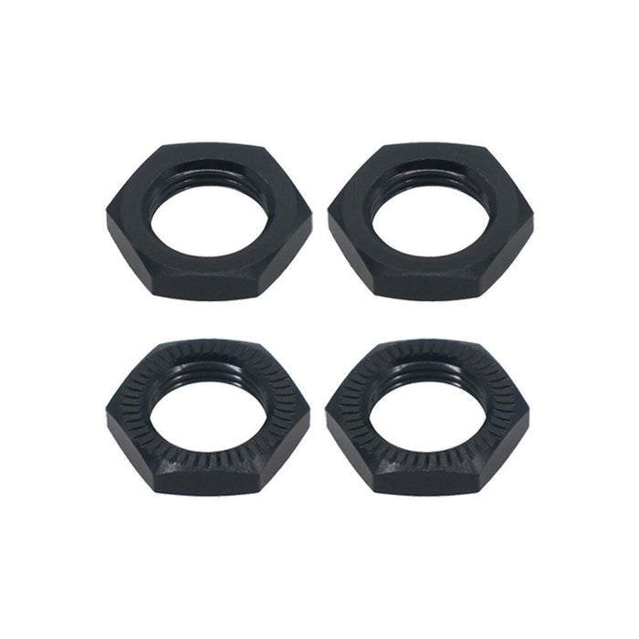 4PCS 17mm wheel nut for Arrma 1/7, 1/8 (Metaal) Schroef RCAWD Black 