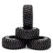 4PCS 2.2" 125mm Tires for 1/10 Crawler (Rubber) Band en/of Velg upgraderc 