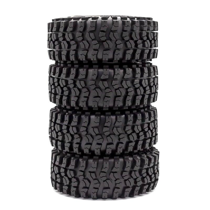 4PCS 2.2" 125mm Tires for 1/10 Crawler (Rubber) Band en/of Velg upgraderc 