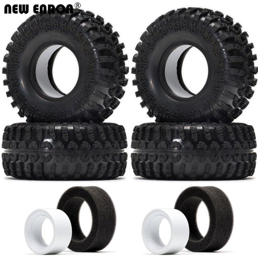 4PCS 2.2" 126x55mm 1/10 Crawler Tires (Rubber) Band en/of Velg New Enron Style-B 4pcs 