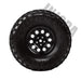 4PCS 2.2" 128mm Beadlock Wheel Set for 1/10 Crawler (Metaal+Rubber) Band en/of Velg Injora 