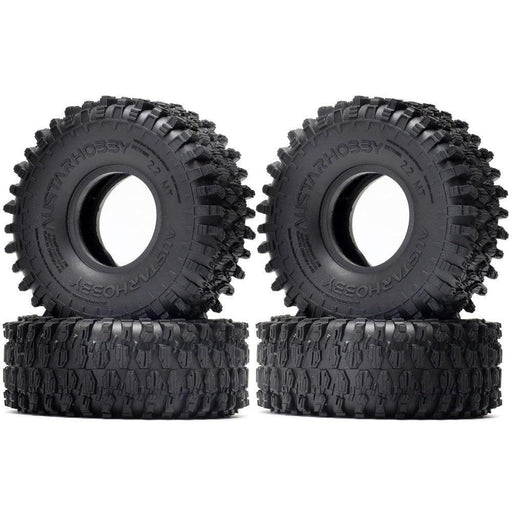 4PCS 2.2" 128x54mm 1/10 Crawler Tires (Rubber) - upgraderc