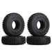 4PCS 2.2" 142mm Tires for 1/10 Truggy (Rubber) Band en/of Velg Injora 