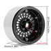 4PCS 2.2" 61.5x35mm 1/10 Crawler Beadlock Wheel Rims (Aluminium) - upgraderc