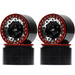 4PCS 2.2" 63x40mm Beadlock Rims for 1/10 Crawler (Aluminium) Band en/of Velg New Enron Black-Red 4pcs 
