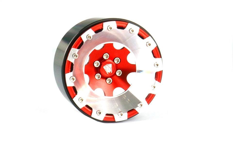 4PCS 2.2" 66x36mm 1/10 Crawler Beadlock Wheel Rims (Aluminium) - upgraderc