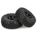4PCS 2.2" Wheel Rims Mud Tires for 1/10 Crawler (Plastic+Rubber) Band en/of Velg Injora 