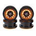 4PCS 2.9" Beadlock Wheel Rims Hub for 1/6 Crawler (Aluminium) Band en/of Velg upgraderc Orange 