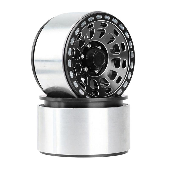 4PCS 2.9" Beadlock Wheel Rims Hub for 1/6 Crawler (Aluminium) Band en/of Velg upgraderc 