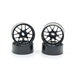 4PCS 22.5mm Wheel Rims for 1/28 Touring, Drift (Metaal) Band en/of Velg upgraderc black 