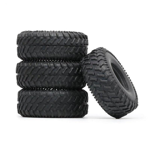 4PCS 30x12mm 1/35 Crawler Tires (Plastic) - upgraderc