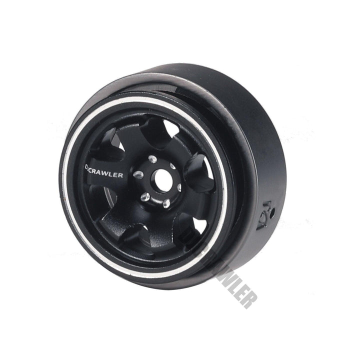 4PCS 30x13.2mm 1/24 TE37 Wheel Rims (Aluminium) - upgraderc