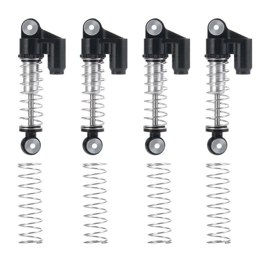 4PCS 31~48mm Shock Absorbers for Axial SCX24 1/24 (Metaal) Schokdemper Yeahrun 31mm-A Black Silver 