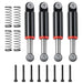 4PCS 31~48mm Shock Absorbers for Axial SCX24 1/24 (Metaal) Schokdemper Yeahrun 32mm 