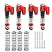 4PCS 31~48mm Shock Absorbers for Axial SCX24 1/24 (Metaal) Schokdemper Yeahrun 31mm-B Red Black 