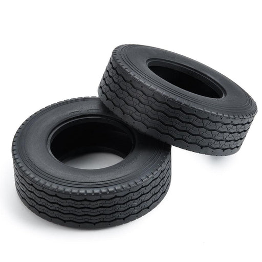 4PCS 44.5x28mm 1/14 Truck Tires (Rubber) - upgraderc