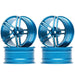 4PCS 52x26mm 1/10 Drift Wheel Rims (Aluminium) Band en/of Velg New Enron BLUE 4PCS 