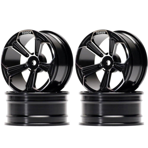 4PCS 52x26mm 1/10 Drift Wheel Rims (Aluminium) Band en/of Velg New Enron BLACK 4PCS 