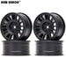 4PCS 52x26mm 1/10 Rally/Drift Wheel Rim Set (Plastic) - upgraderc