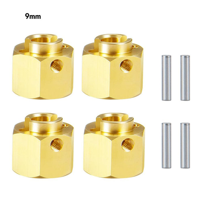 4PCS 5/6/8/9/10/12mm Extended Hex Adapter (Messing) - upgraderc
