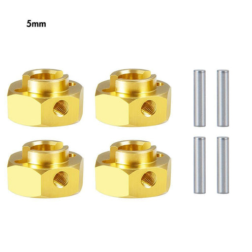 4PCS 5/6/8/9/10/12mm Extended Hex Adapter (Messing) - upgraderc