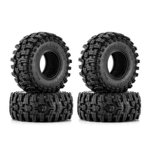 4PCS 58x24mm 1.0" 1/24 1/18 Tires (Rubber) - upgraderc