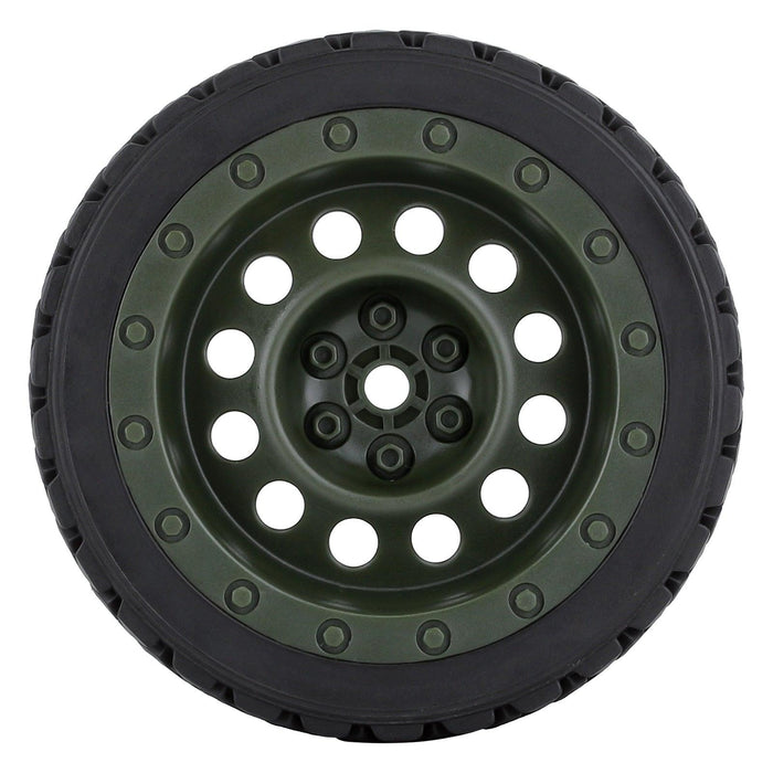 4PCS 66x25mm 1/10 Rally Wheel Set (Rubber, Plastic) - upgraderc