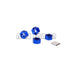 4PCS 7x4mm Wheel Hex (Aluminium) Hex Adapter New Enron Dark Blue 