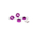 4PCS 7x4mm Wheel Hex (Aluminium) Hex Adapter New Enron Purple 