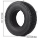 4Pcs 85mm Tires w/ Sponge for 1/14 Tamiya Truck (Rubber) Band en/of Velg Injora YQT-T03 
