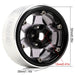 4PCS 9.4mm Offset 1.9" Beadlock Wheel Rims for 1/10 Crawler (Aluminium) Band en/of Velg Injora 