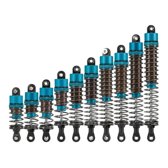 4PCS Adjustable 1/10 Oil Filled Shocks 52mm-120mm - upgraderc
