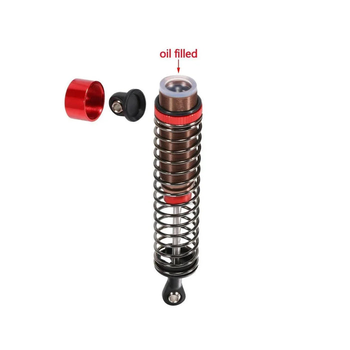 4PCS Adjustable 1/10 Oil Filled Shocks 52mm-120mm - upgraderc