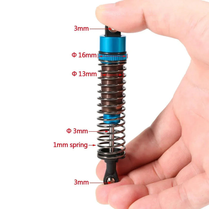 4PCS Adjustable 1/10 Oil Filled Shocks 52mm-120mm - upgraderc
