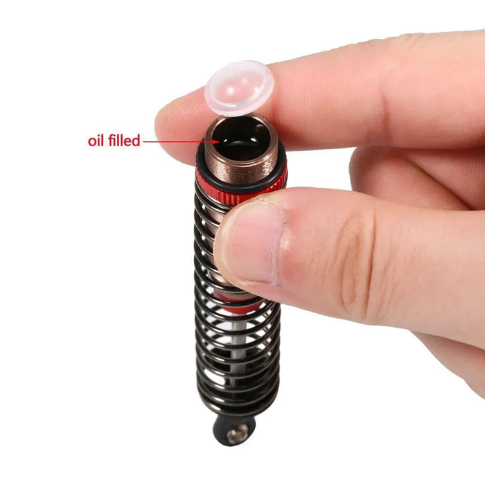 4PCS Adjustable 1/10 Oil Filled Shocks 52mm-120mm - upgraderc