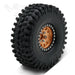 4PCS Beadlock Tire Wheels Set for Axial, Traxxas, Redcat 1/10 Band en/of Velg upgraderc 1pcs orange 
