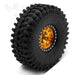 4PCS Beadlock Tire Wheels Set for Axial, Traxxas, Redcat 1/10 Band en/of Velg upgraderc 1pcs Golden 