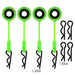 4PCS Body Clips with retainers Body Clip Injora Light Green 