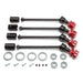 4PCS Extended Drive Shaft CVD for Traxxas MAXX 1/10 (Staal) 8996X Onderdeel upgraderc Red 