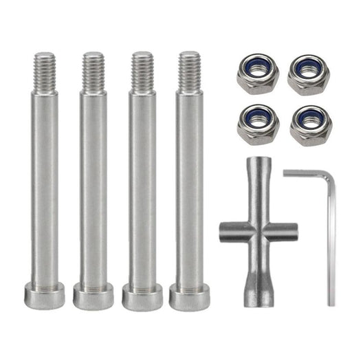 4PCS Front Suspension Arm Threaded Hinge Pin for Traxxas X-Maxx (Staal) Onderdeel upgraderc 