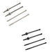 4PCS Front/Rear Drive Shaft CVD for Traxxas UDR 1/7 (Metaal) Onderdeel upgraderc 