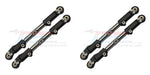 4PCS Front/Rear Upper Tie Rod for Traxxas Sledge 1/8 (Aluminium) Onderdeel GPM black 