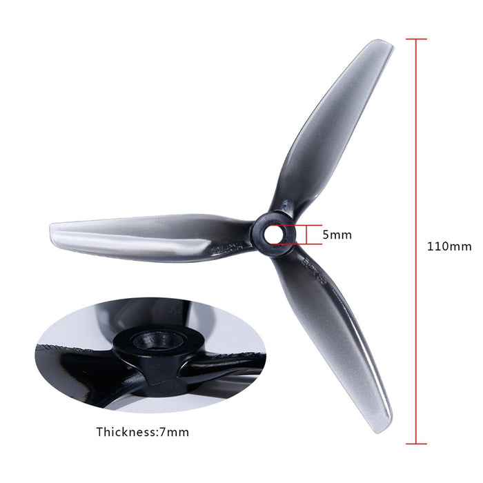 4PCS HQ Ethix S5 5X4X3 Propeller - upgraderc