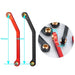 4PCS Linkage Link Rod for Kyosho Jimny 1/18 (Metaal) Onderdeel Yeahrun 