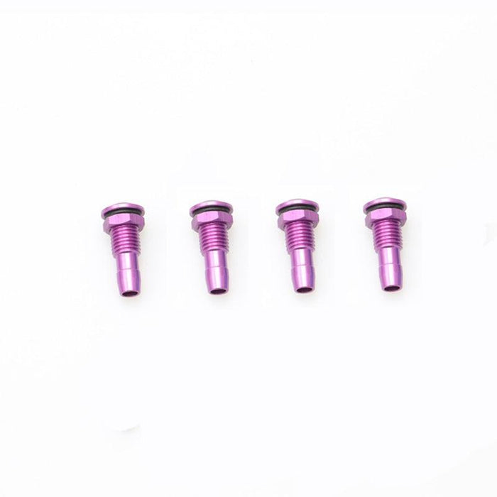 4PCS M6/M8 Water Outlet Nozzle /w O-ring Screw (Aluminium) Onderdeel upgraderc M6 purple 