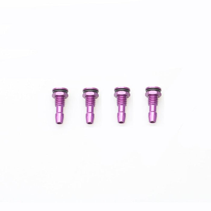 4PCS M6/M8 Water Outlet Nozzle /w O-ring Screw (Aluminium) Onderdeel upgraderc M8 purple 